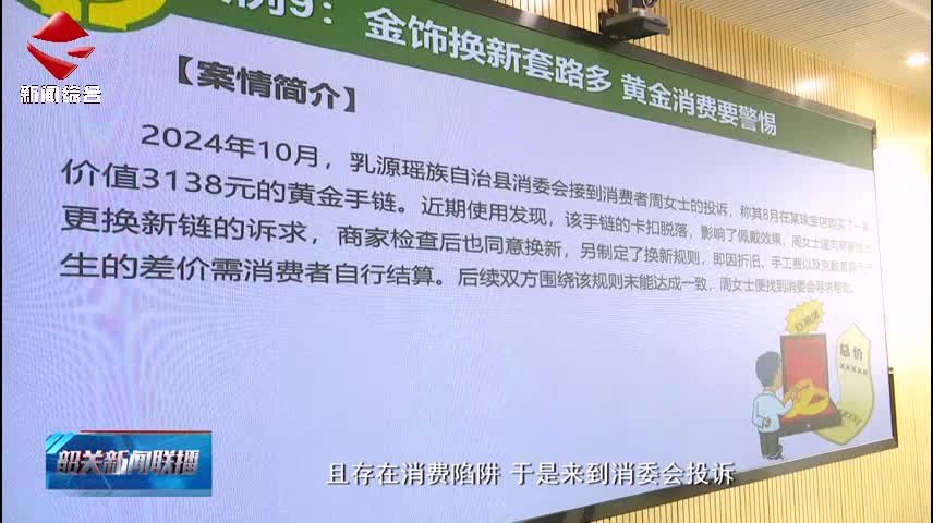 【誠(chéng)信建設(shè)】我市公布2024年度十大消費(fèi)維權(quán)典型案例 以案釋法護(hù)航放心消費(fèi)